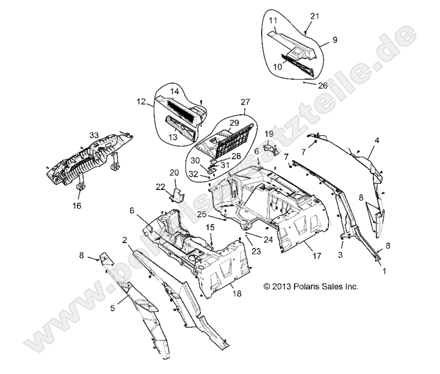 BODY, REAR RACK AND FENDERS BODY, REAR RACK AND FENDERS
