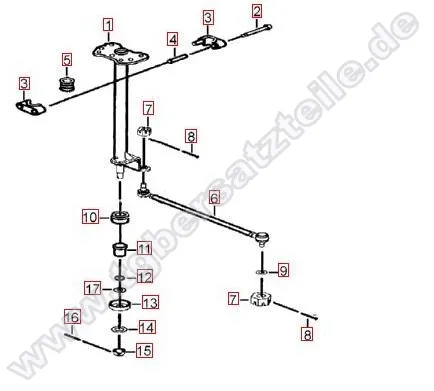 Lenksäule-Spurstange Lenksäule-Spurstange