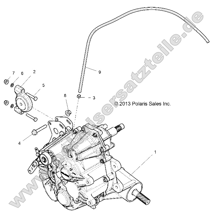 Drive Train, Main Gearcase Mounting Drive Train, Main Gearcase Mounting