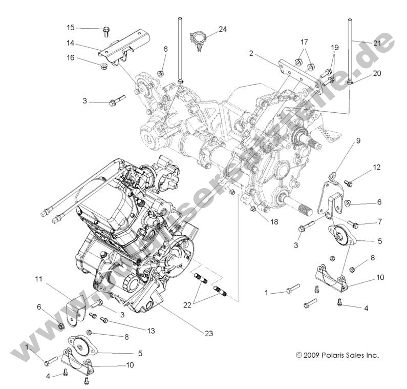 ENGINE, TRANSMISSION MOUNTING ENGINE, TRANSMISSION MOUNTING