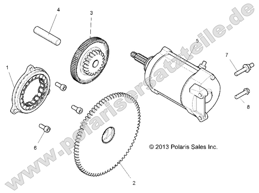 Engine, Starter Engine, Starter