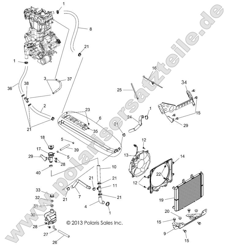 ENGINE, COOLING SYSTEM ENGINE, COOLING SYSTEM