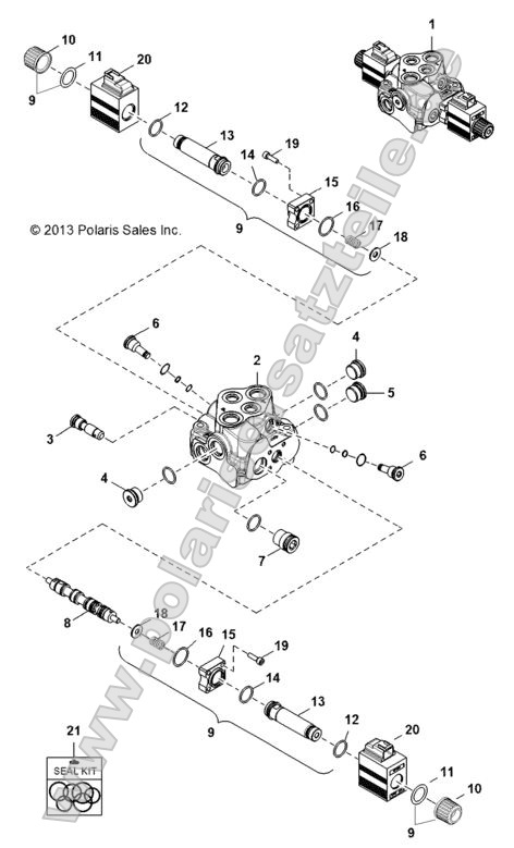 Hydraulics, Auxiliary Valve