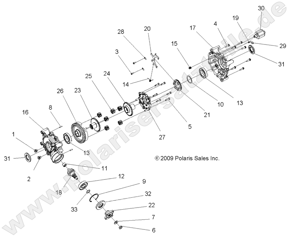 DRIVE TRAIN, REAR DIFFERENTIAL INTERNALS DRIVE TRAIN, REAR DIFFERENTIAL INTERNALS