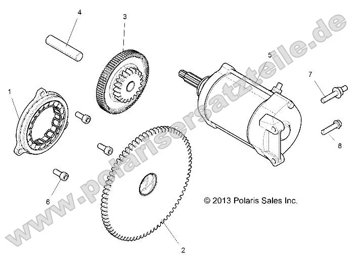 Engine, Starter Engine, Starter