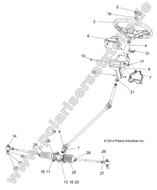 Steering, Steering Asm.