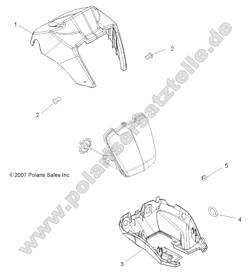 Body, Headlight Pod Body, Headlight Pod