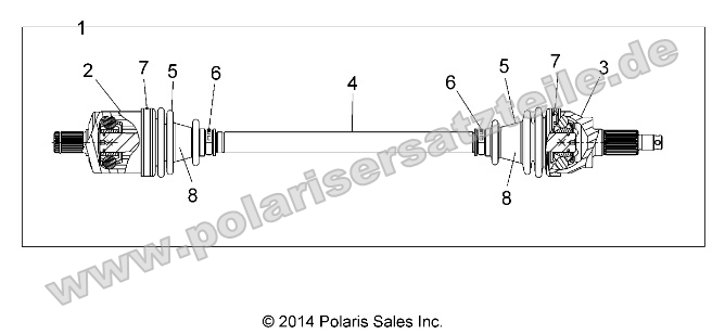 Drive Train, Front Half Shaft Drive Train, Front Half Shaft