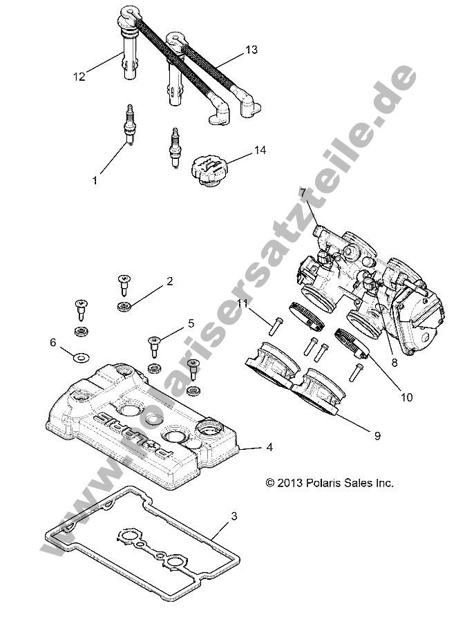 ENGINE, THROTTLE BODY AND VALVE COVER ENGINE, THROTTLE BODY AND VALVE COVER