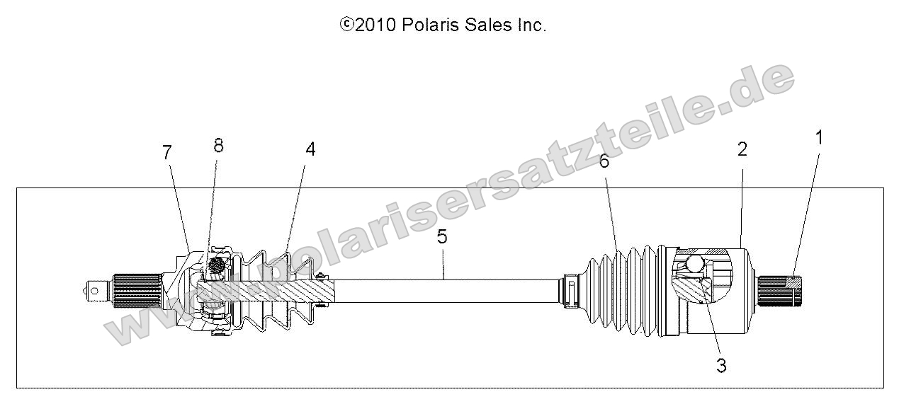 Drive Train, Drive Shaft, Front