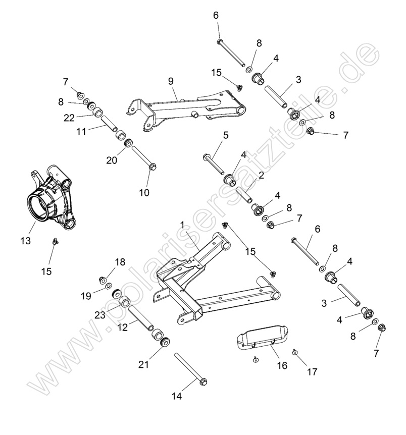 SUSPENSION, REAR CONTROL ARMS SUSPENSION, REAR CONTROL ARMS