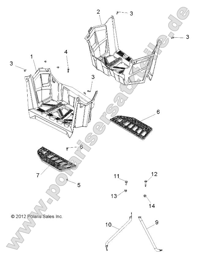 Body, Footwells Body, Footwells