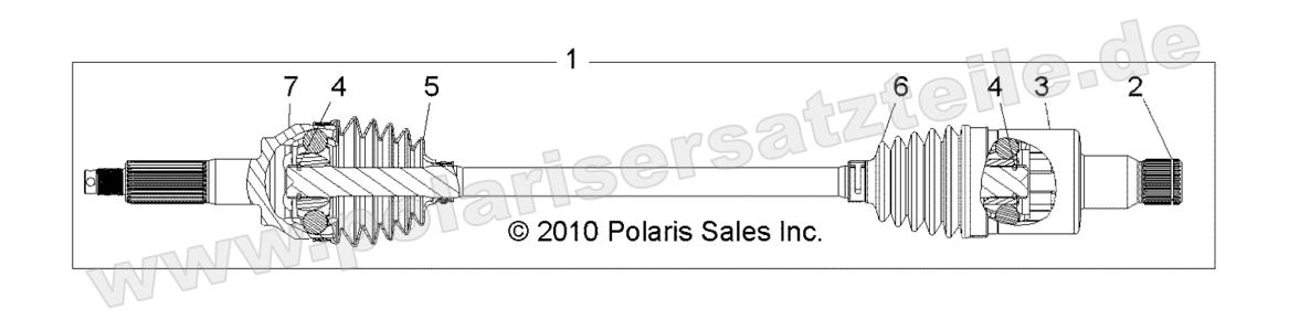 DRIVE TRAIN, REAR HALF SHAFT DRIVE TRAIN, REAR HALF SHAFT