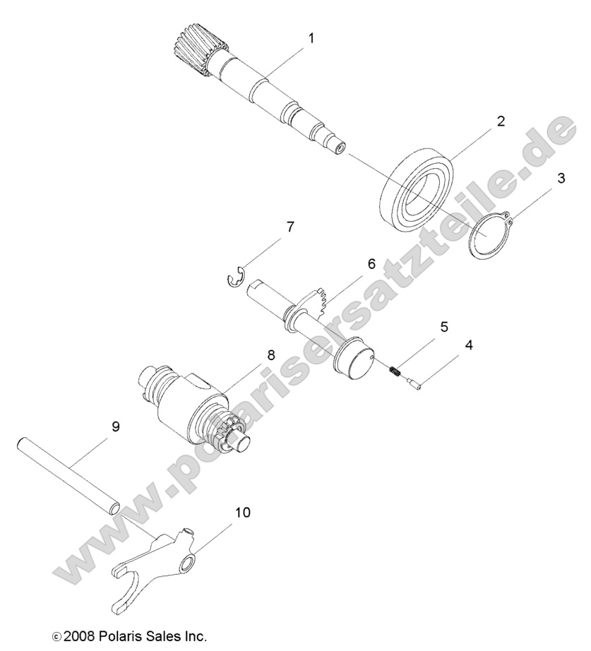 DRIVE TRAIN, DRUM SHIFT DRIVE TRAIN, DRUM SHIFT