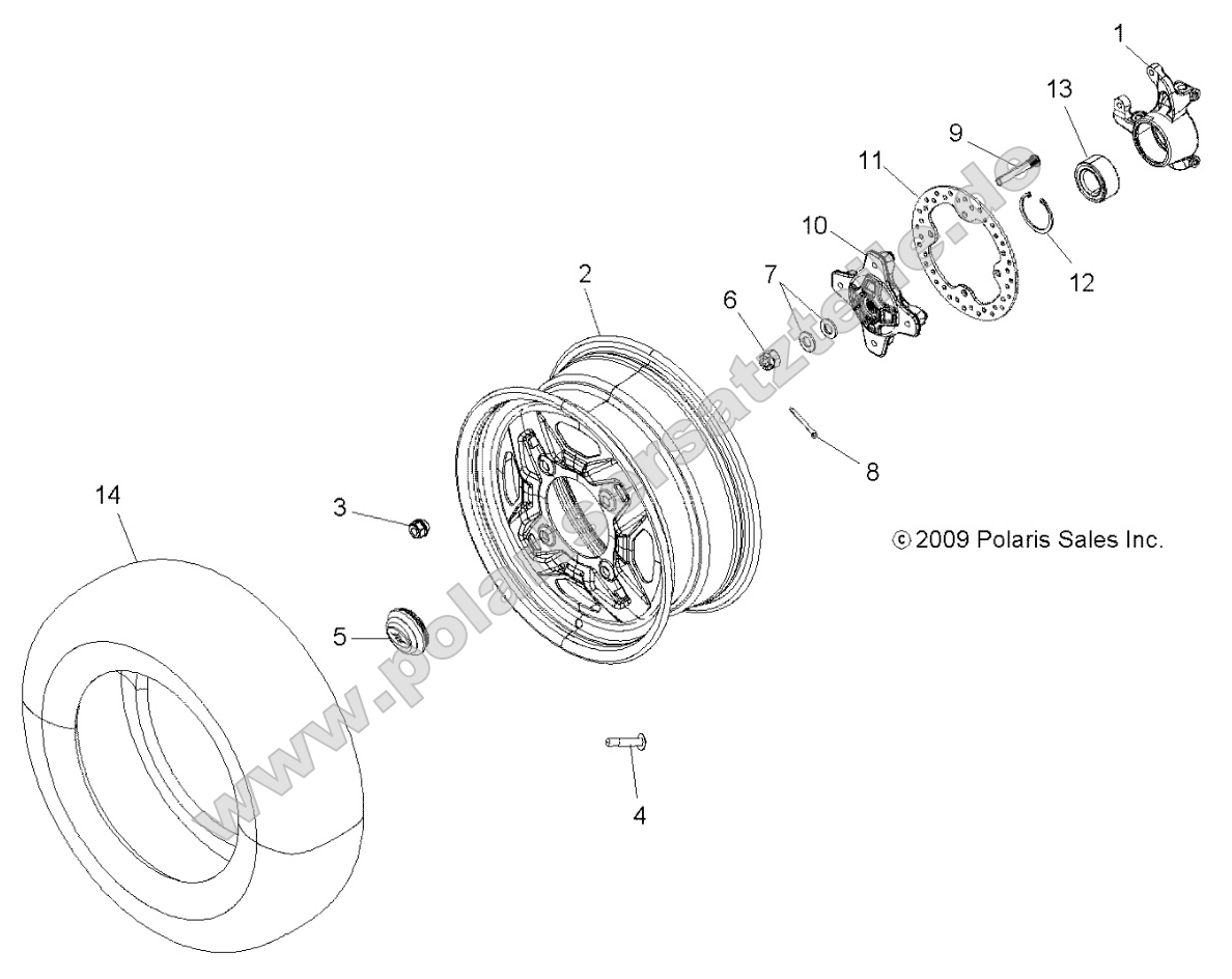 Wheels, Front and Hub Wheels, Front and Hub