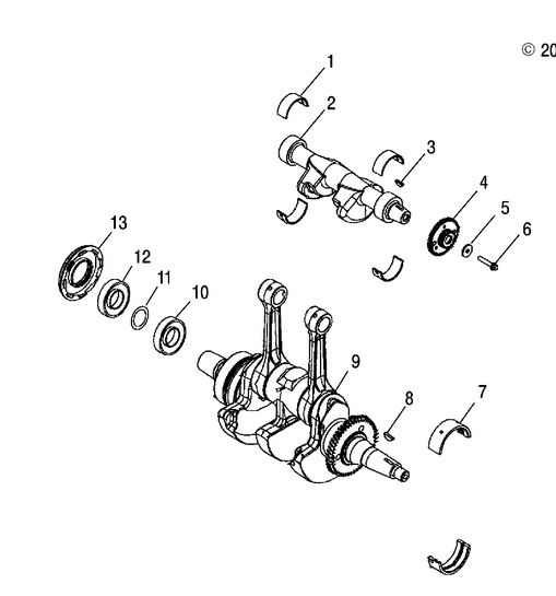 ENGINE, CRANKSHAFT