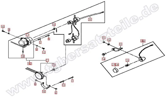 Scheinwerfer-Blinker vorne Scheinwerfer-Blinker vorne