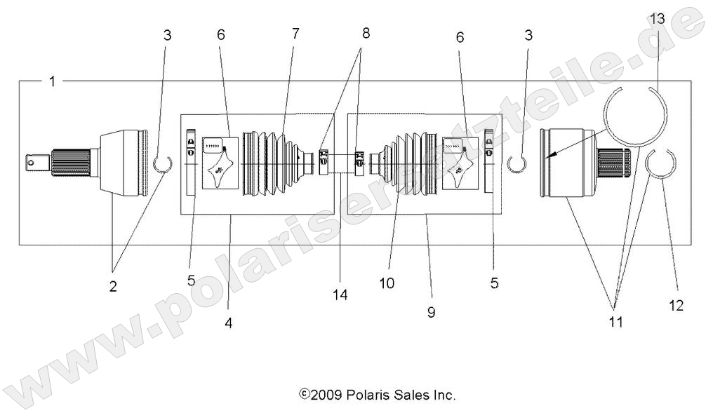 DRIVE TRAIN, DRIVE SHAFT, REAR