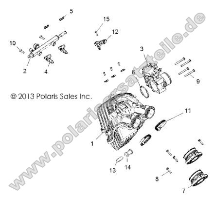 Engine, Intake and Throttle Body