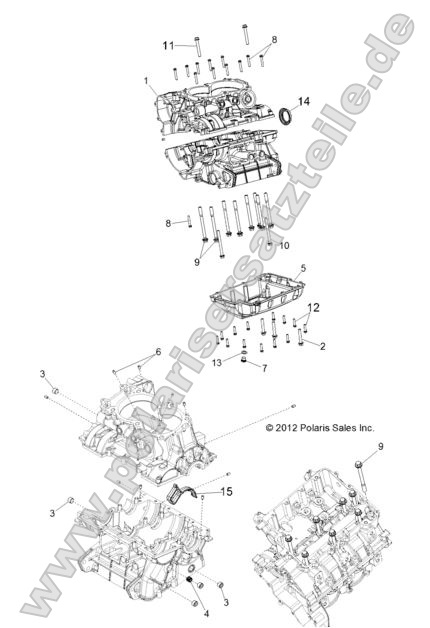 ENGINE, CRANKCASE