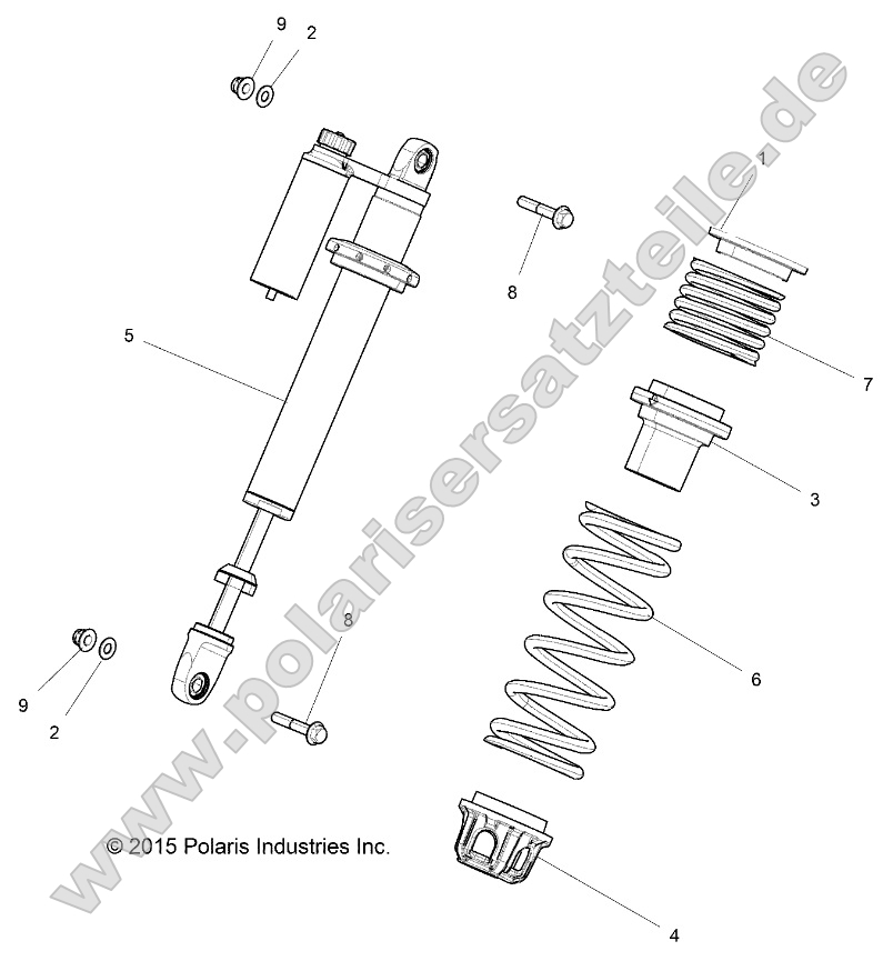 Suspension, Front Shock Mounting Suspension, Front Shock Mounting
