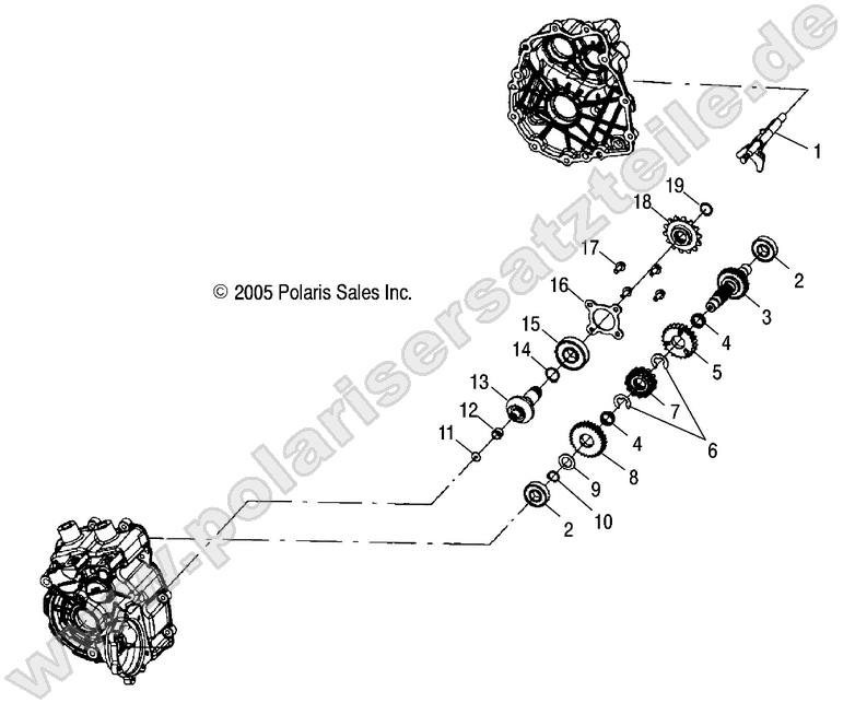 GEARCASE, INTERNAL GEARCASE, INTERNAL