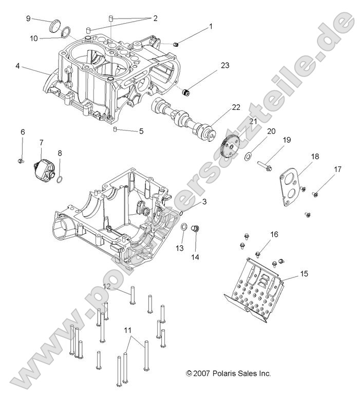 Engine, Crankcase