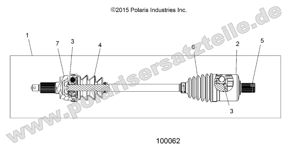 Drive Train, Drive Shaft, Front