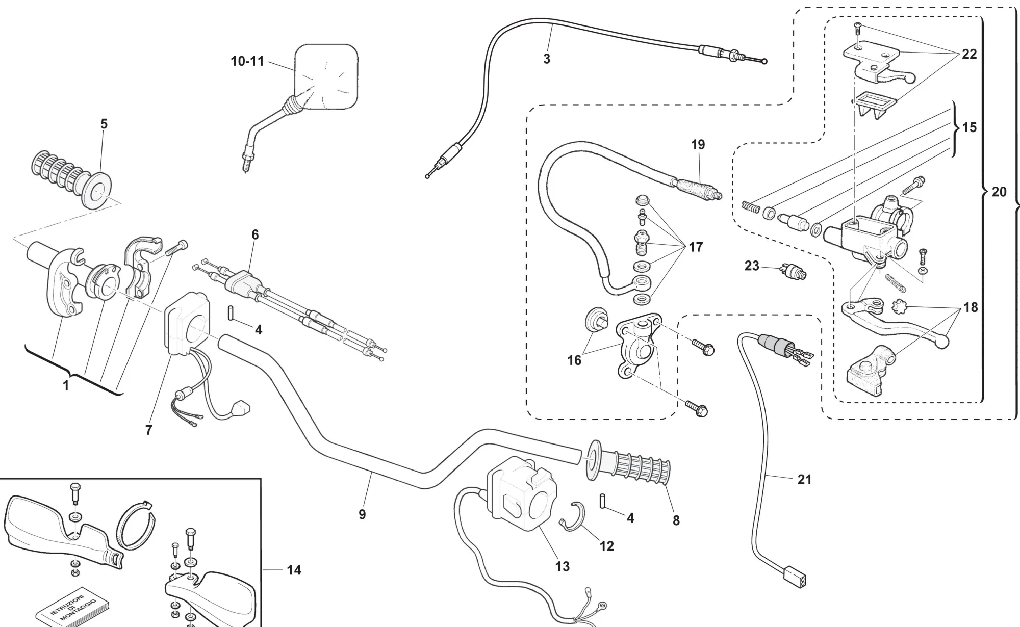 Lenker / Bedienelement Lenker / Bedienelement