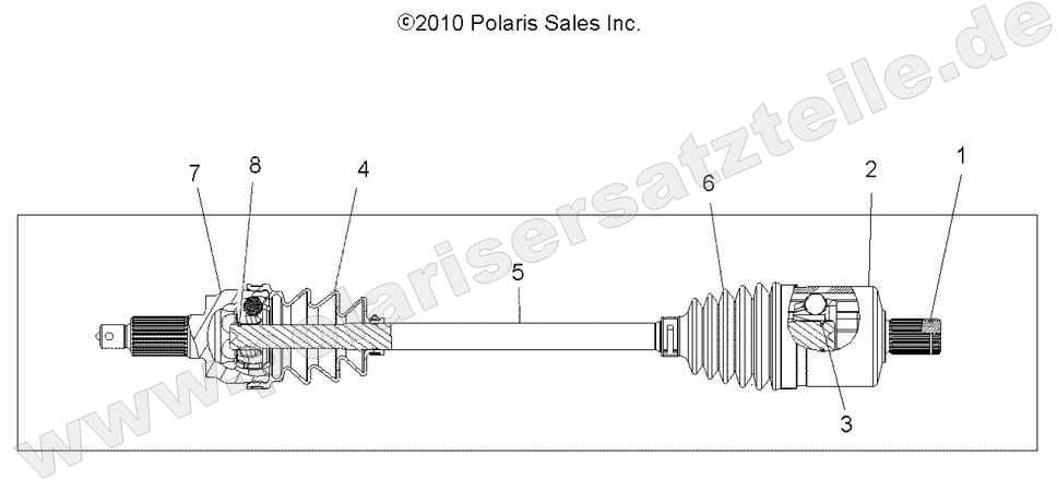 DRIVE TRAIN, DRIVE SHAFT, FRONT