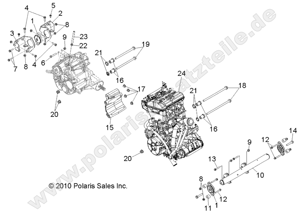 ENGINE, TRANSMISSION MOUNTING ENGINE, TRANSMISSION MOUNTING