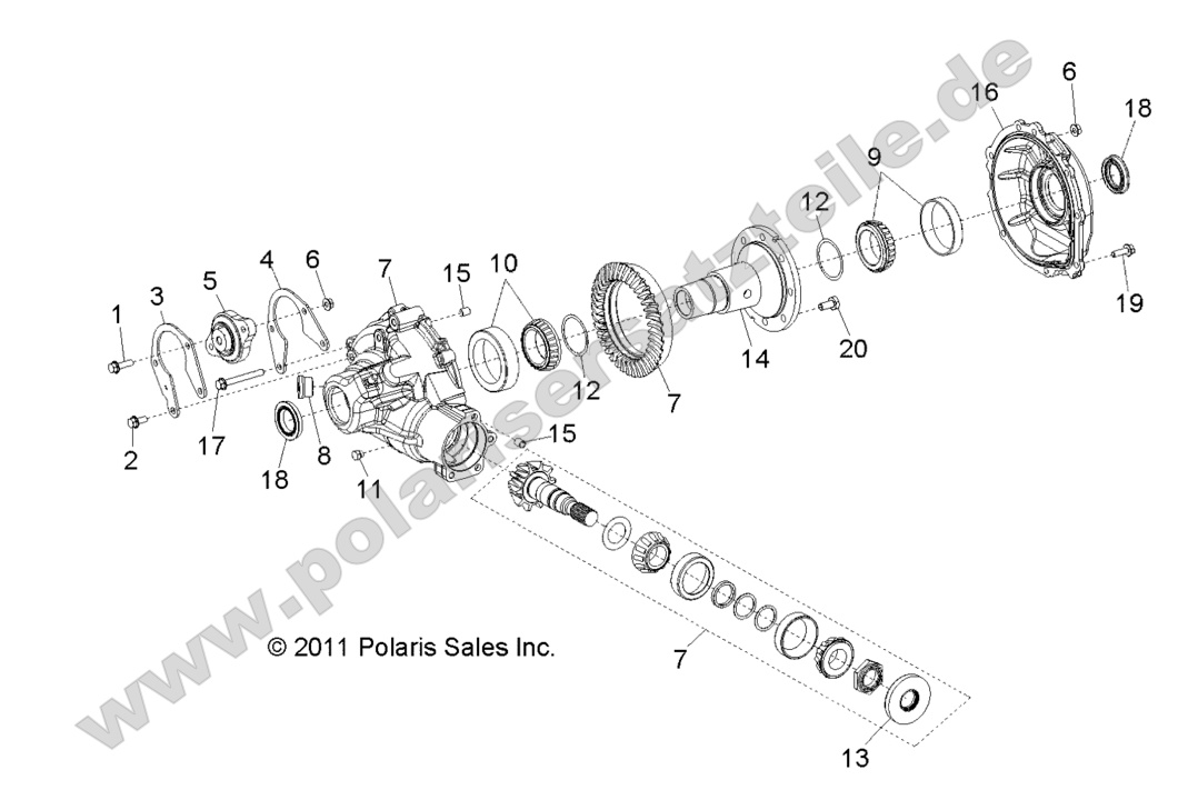 DRIVE TRAIN, GEARCASE, CARRIER, INTERNAL COMPONENTS DRIVE TRAIN, GEARCASE, CARRIER, INTERNAL COMPONENTS