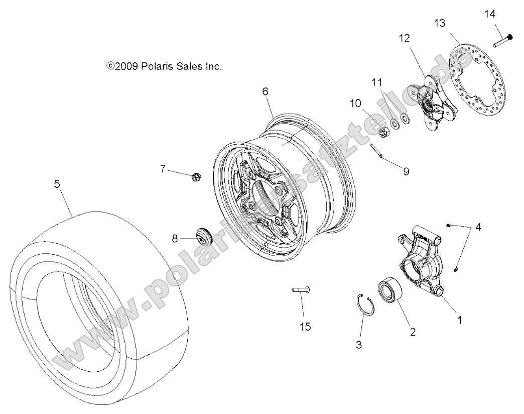 Wheels, Rear and Hub Wheels, Rear and Hub