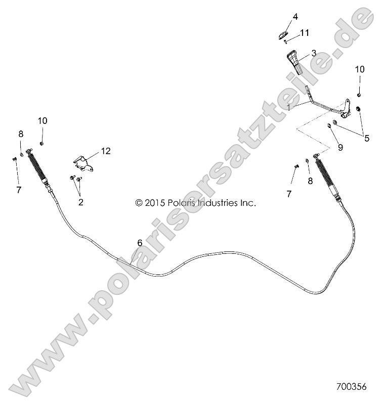Drive Train, Shift Lever and Cable