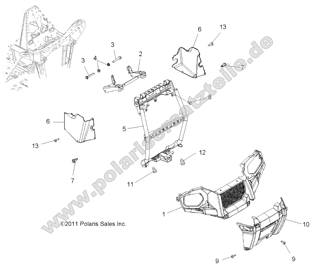 Body, Front Bumper and Mounting