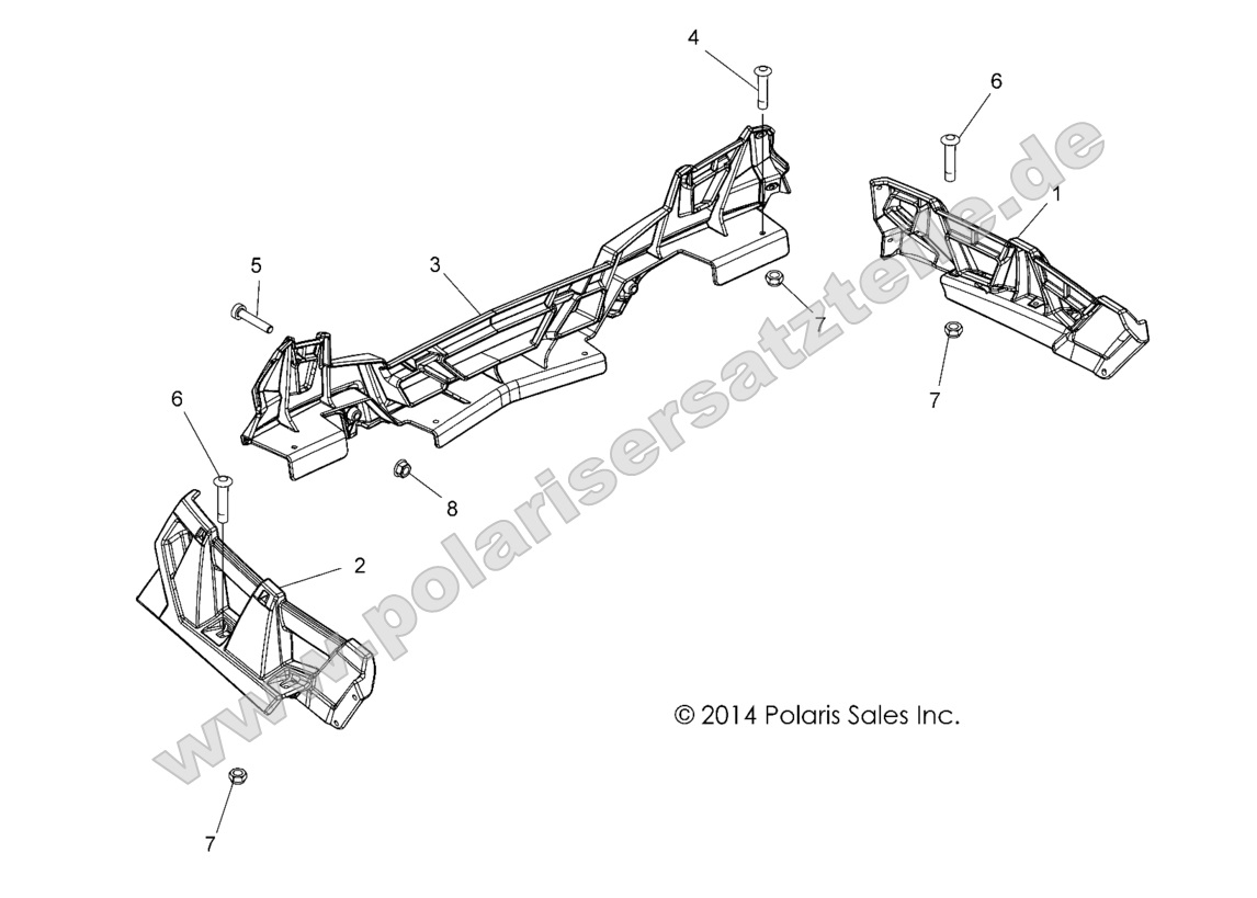 BODY, REAR RACK EXTENDERS BODY, REAR RACK EXTENDERS