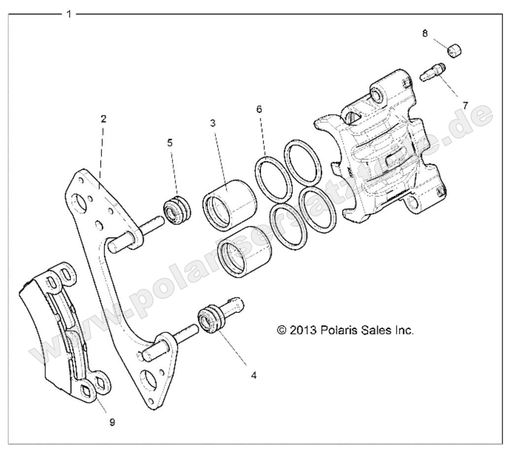 BRAKES, FRONT CALIPER BRAKES, FRONT CALIPER