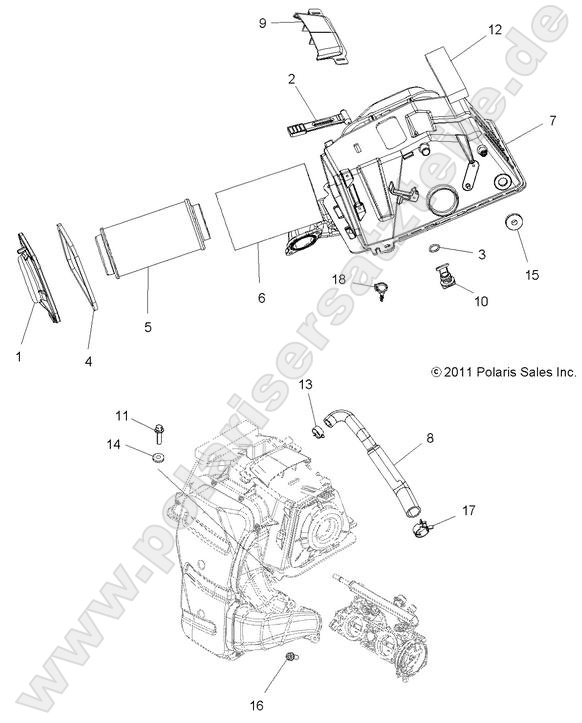 ENGINE, AIR INTAKE ENGINE, AIR INTAKE