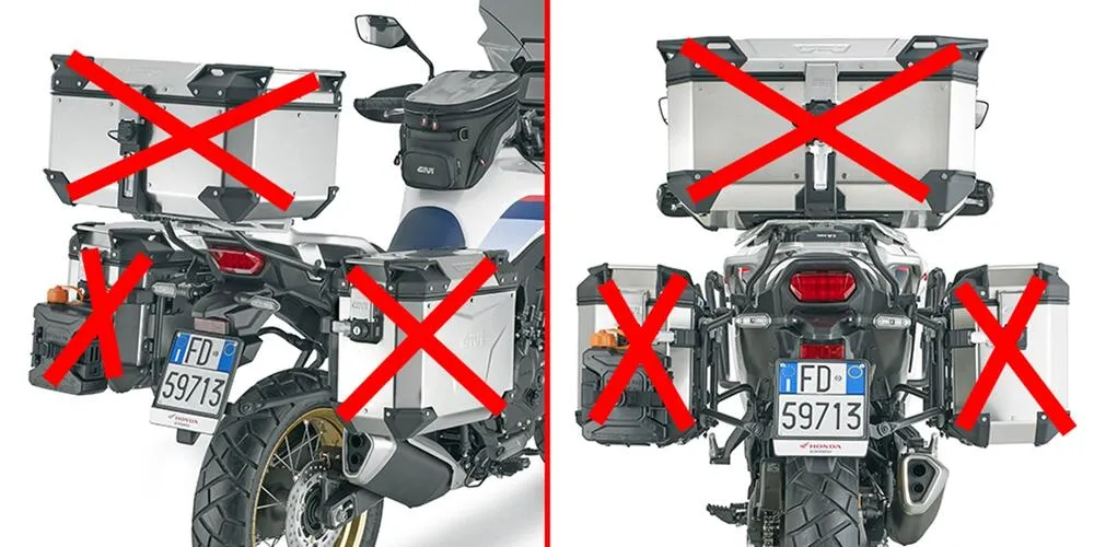 Givi-Seitenkoffertraeger-fuer-Monokey-CAM-Side-Koffer-Honda-XL-750-Transalp-2023-PLO1201CAM-2 Givi Seitenkofferträger PLO1201CAM für Monokey CAM Side Koffer - Honda XL 750 Transalp 2023-25