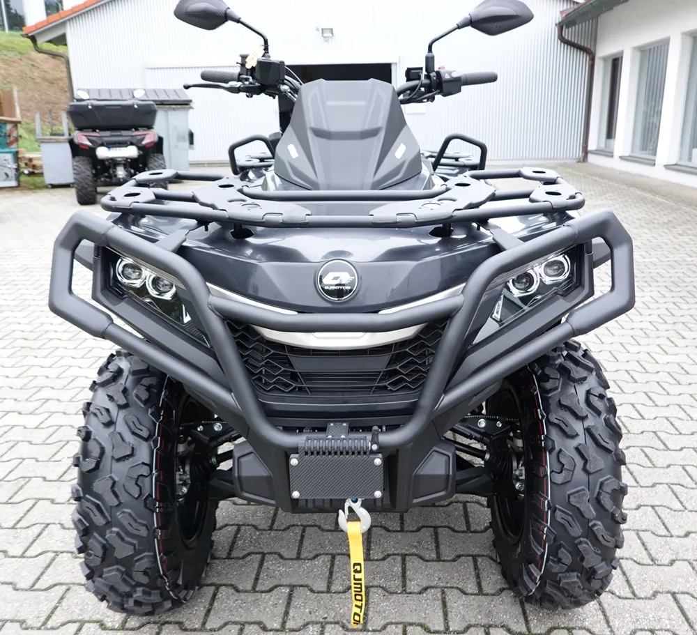 TMP Kennzeichenhalter vorne / Nummernschildhalterung klappbar - QJ Motor SFA 600 / 1000 Highland