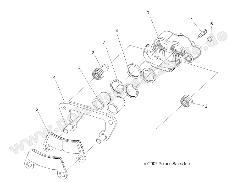 BRAKES, FRONT CALIPER BRAKES, FRONT CALIPER