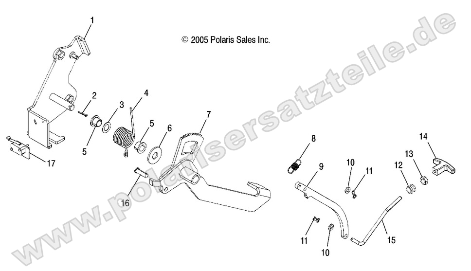 PARK BRAKE PEDAL
