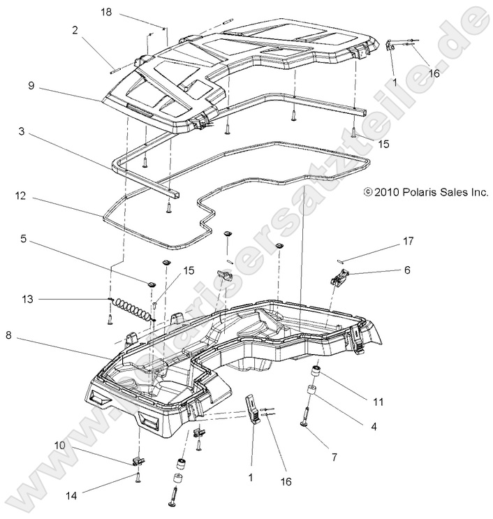 BODY, ASM., BOX, FRONT BODY, ASM., BOX, FRONT