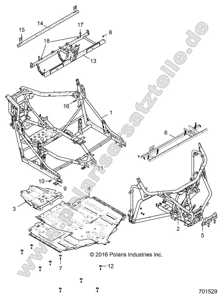 Chassis, Main Frame and Skid Plates Chassis, Main Frame and Skid Plates