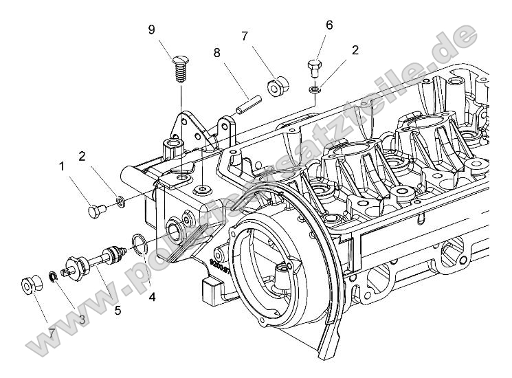 Engine, Accelerator Control (without Lever)