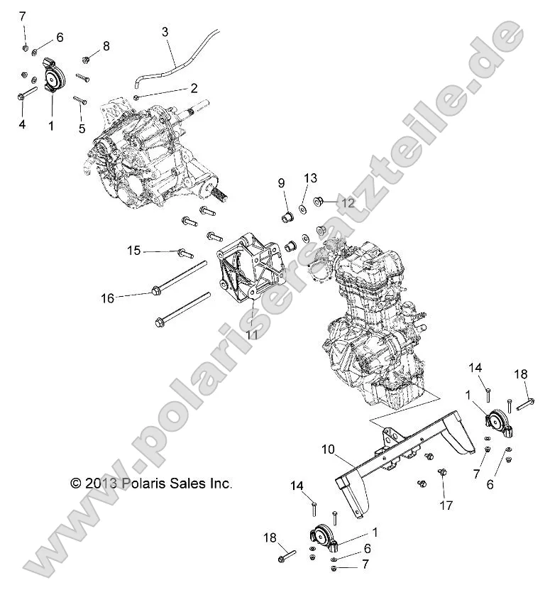 Engine, Engine and Transmission Mounting
