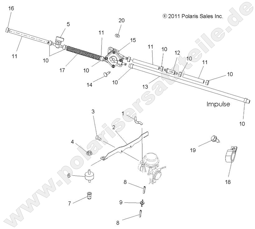 ENGINE, CARBURETOR MOUNTING and FUEL LINES ENGINE, CARBURETOR MOUNTING and FUEL LINES