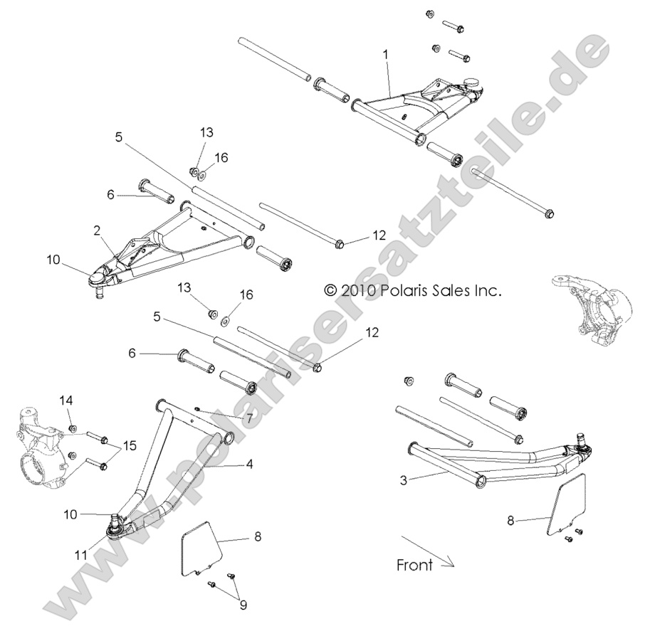 SUSPENSION, FRONT CONTROL ARMS SUSPENSION, FRONT CONTROL ARMS