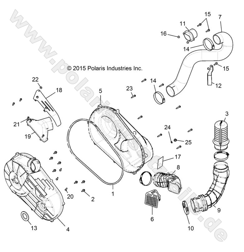 DRIVE TRAIN, CLUTCH COVER AND DUCTING DRIVE TRAIN, CLUTCH COVER AND DUCTING