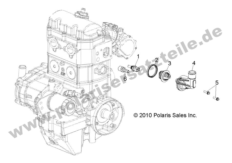 ENGINE, THERMOSTAT ENGINE, THERMOSTAT